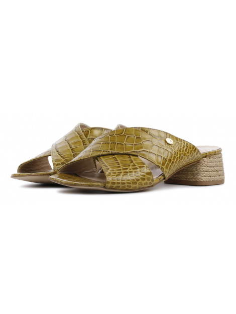 Fred de la Bretoniere Dames leren dames slippers 1530101 -