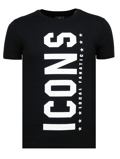 Local Fanatic Icons vertical bedrukte t-shirt 11-6362N large