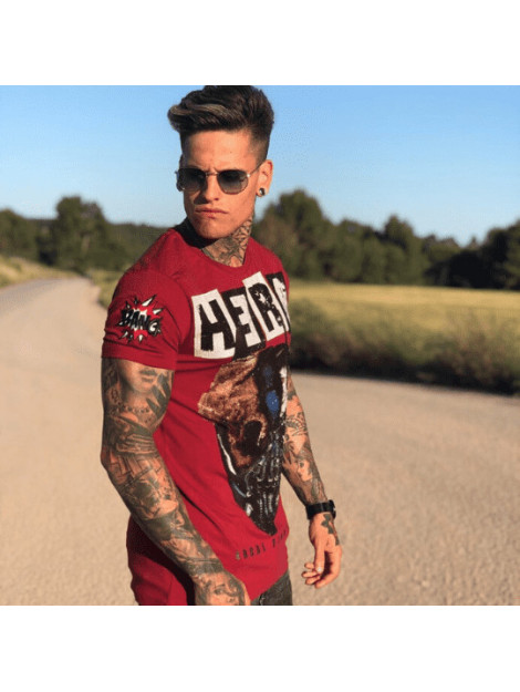 Local Fanatic Hero mask zomer t-shirt 11-6323B large