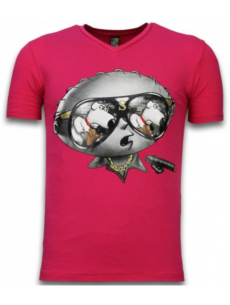 Local Fanatic Stewie dog t-shirt 1458F large