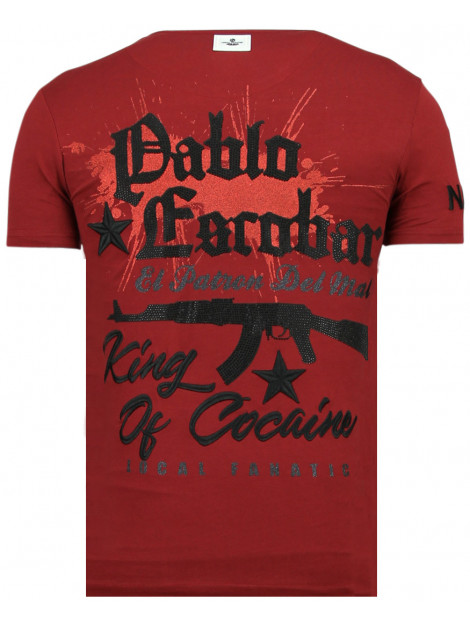 Local Fanatic El patron pablo rhinestone t-shirt 13-6236B large