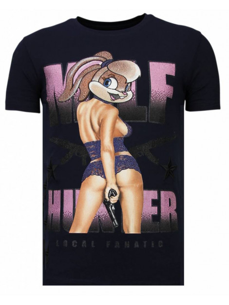 Local Fanatic Milf hunter rhinestone t-shirt 13-6233N large