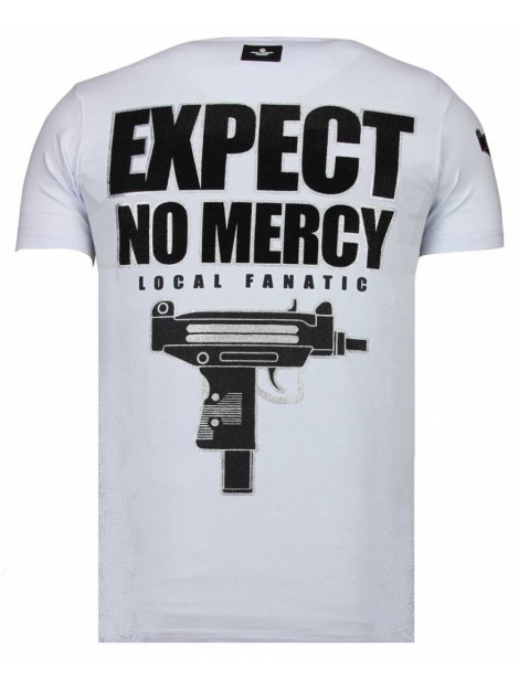 Local Fanatic Terror panda rhinestone t-shirt 13-6227W large