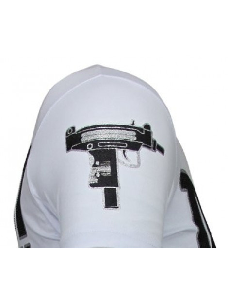 Local Fanatic Terror panda rhinestone t-shirt 13-6227W large