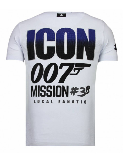 Local Fanatic Like a boss rhinestone t-shirt 13-6220W large