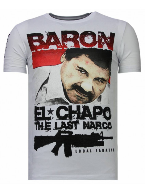 Local Fanatic Cocaine cowboy rhinestone t-shirt 13-6218W large