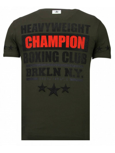 Local Fanatic Iron mike tyson rhinestone t-shirt 13-6212K large