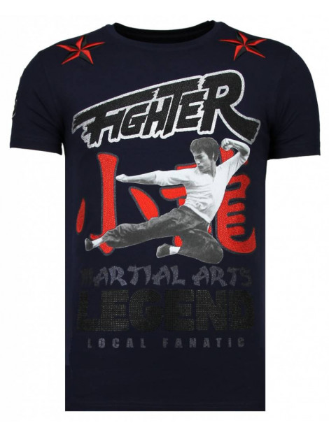 Local Fanatic Fighter legend rhinestone t-shirt 13-6211N large