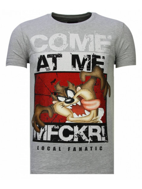 Local Fanatic Taz mania rhinestone t-shirt 13-6209G large