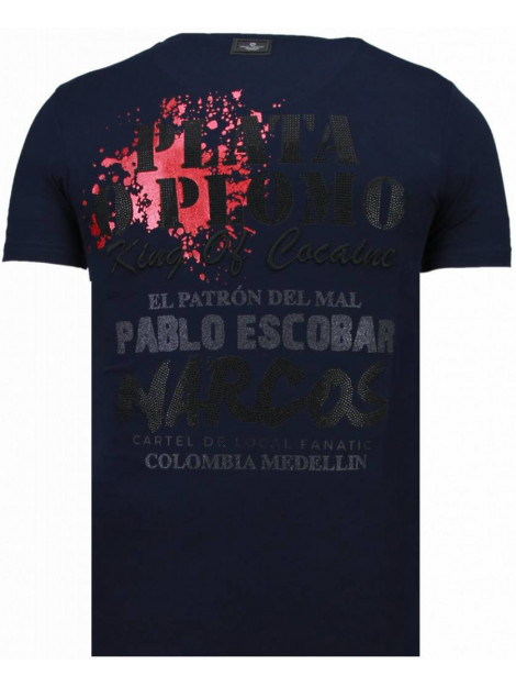 Local Fanatic Pablo escobar narcos rhinestone t-shirt 5782B large