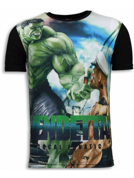 Local Fanatic Vendetta digital rhinestone t-shirt 5966 large