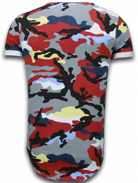 Tony Backer Known camouflage t-shirt long fit UP-T127P large