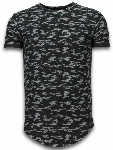 Justing Fashionable camouflage t-shirt long fit SW330Z large