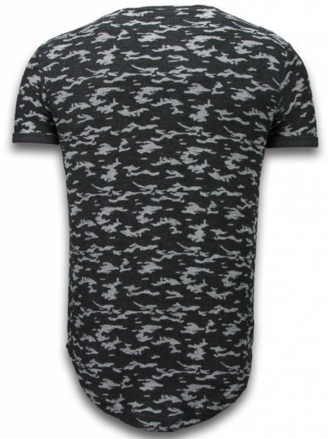 Justing Fashionable camouflage t-shirt long fit SW330Z large
