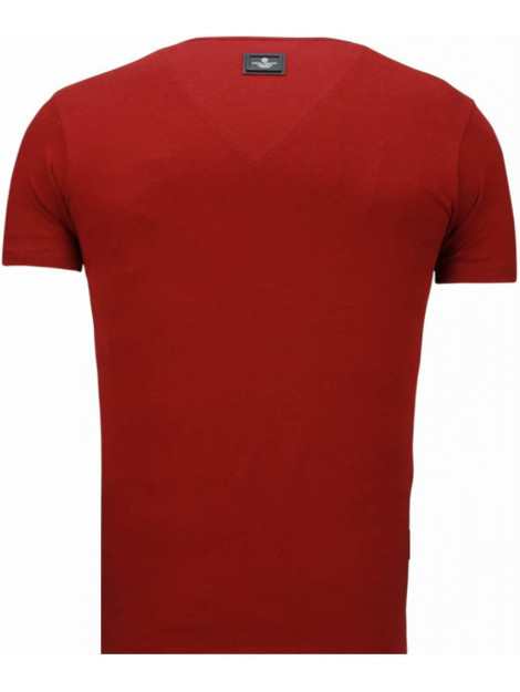 Local Fanatic Basic v neck t-shirt 5799BX large