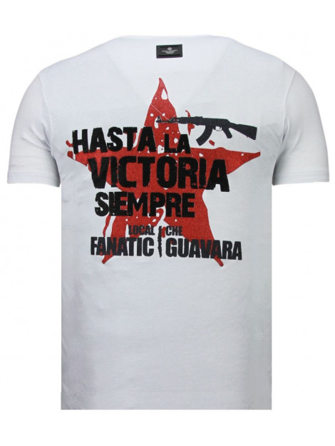 Local Fanatic Che guevara comandante rhinestone t-shirt 5781W large