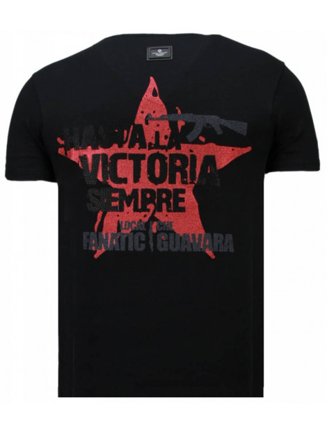 Local Fanatic Che guevara comandante rhinestone t-shirt 5781Z large