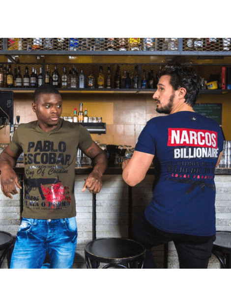 Local Fanatic Pablo escobar narcos rhinestone t-shirt 5782G large