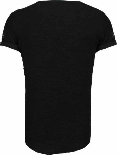 Justing Zipped chest t-shirt T09149Z large