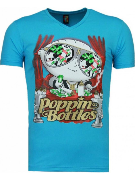 Local Fanatic Poppin stewie t-shirt 1498B large