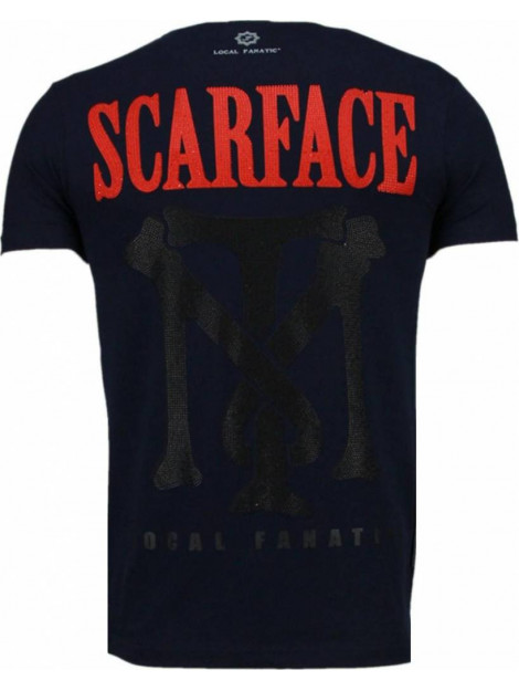 Local Fanatic Scarface boss rhinestone t-shirt 5093N large