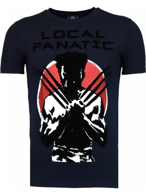 Local Fanatic Wolverine flock t-shirt 5089N large