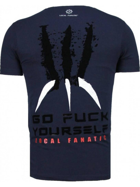 Local Fanatic Wolverine flock t-shirt 5089N large