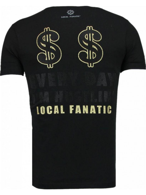 Local Fanatic Hustler rhinestone t-shirt 5087Z large