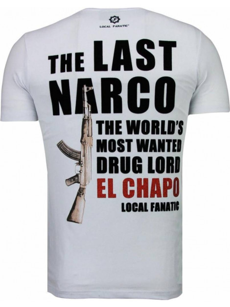 Local Fanatic El chapo flockprint t-shirt 5084W large