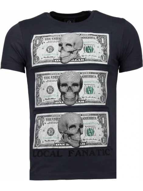 Local Fanatic Beter have my money rhinestone t-shirt 4773DG large