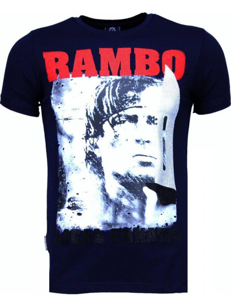 Local Fanatic Rambo rhinestone t-shirt 4776NB large