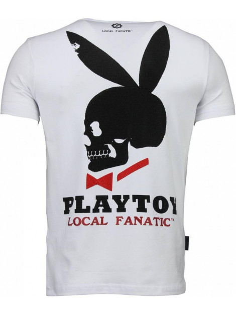 Local Fanatic God save playtoy rhinestone t-shirt 4778W large