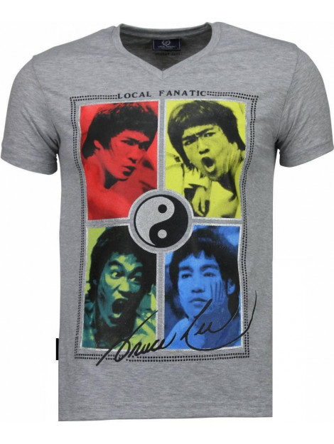 Local Fanatic Bruce lee ying yang t-shirt 2315G large