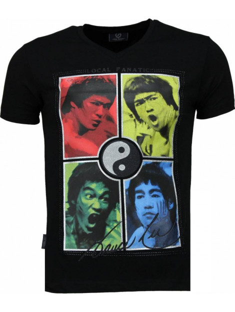 Local Fanatic Bruce lee ying yang t-shirt 2315Z large