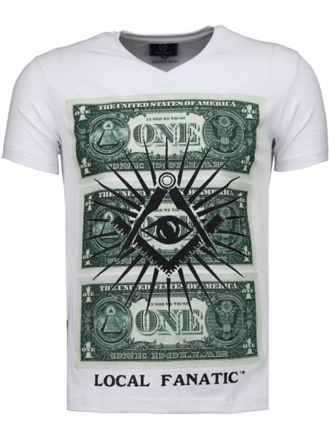 Local Fanatic One dollar eye t-shirt 4302W large