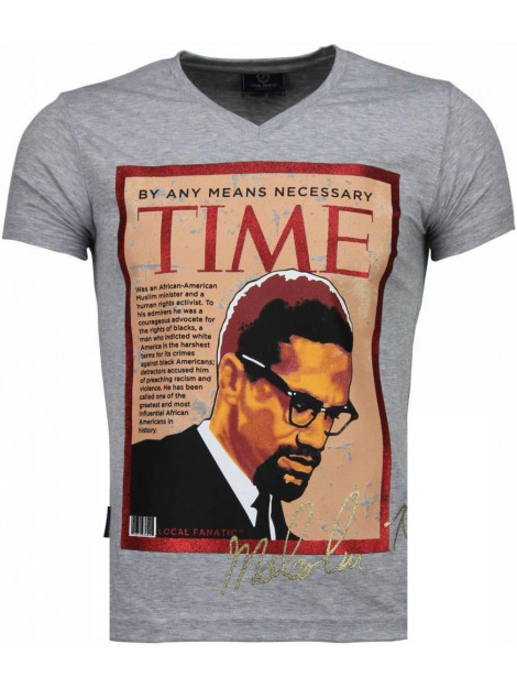 Local Fanatic Malcolm x t-shirt 4294G large