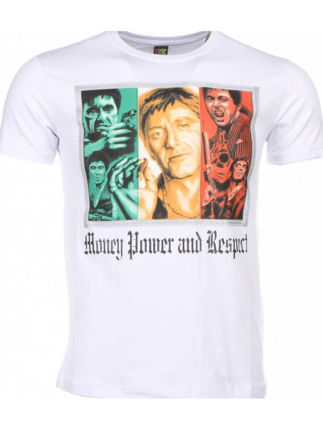 Local Fanatic T-shirt scarface money power respect print 1164W large