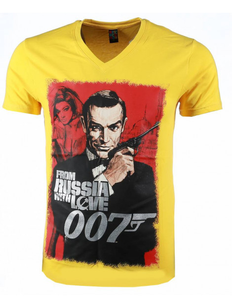 Local Fanatic T-shirt james bond from russia 007 54001GE large
