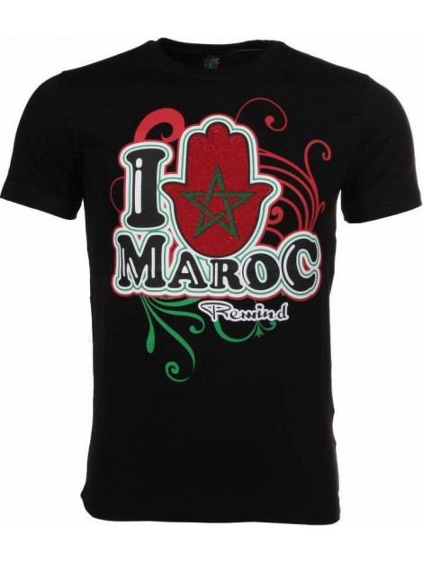 Local Fanatic T-shirt i love maroc M/T-ILM-Z large