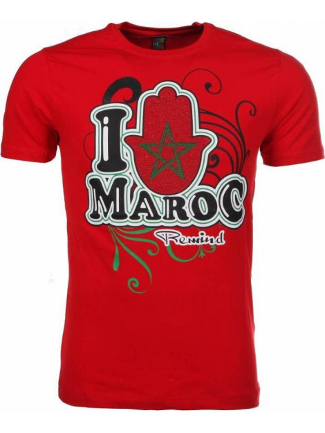 Local Fanatic T-shirt i love maroc M/T-ILM-R large