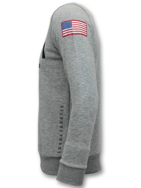 Local Fanatic Sweater nasa american flag 11-6412G large