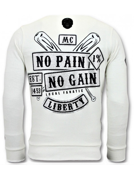 Local Fanatic Rhinestones sweater sons of anarchy trui 11-6379W large