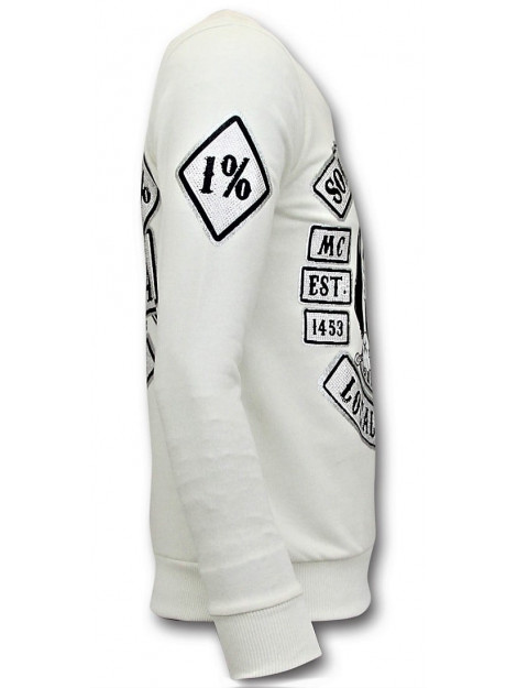 Local Fanatic Rhinestones sweater sons of anarchy trui 11-6379W large