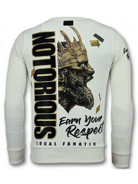 Local Fanatic Notorious trui king conor sweater 11-6300W large