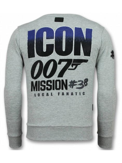 Local Fanatic 007 trui james bond sweater 11-6305G large