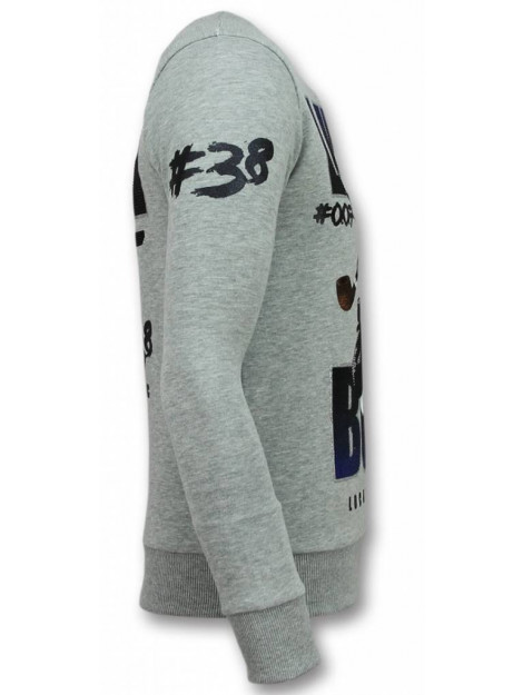 Local Fanatic 007 trui james bond sweater 11-6305G large