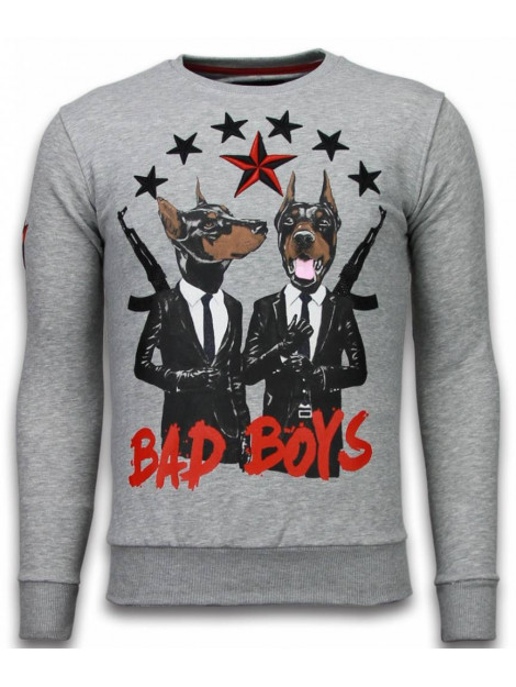 Local Fanatic Bad boys rhinestone sweater 5918G large