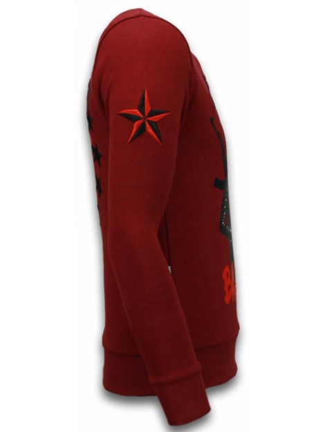 Local Fanatic Bad boys rhinestone sweater 5918B large