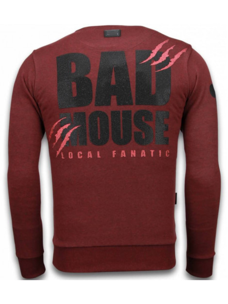 Local Fanatic Bad mouse rhinestone sweater 6174B large