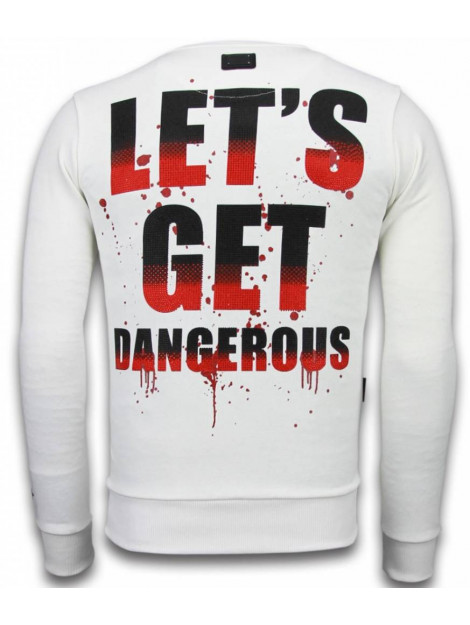 Local Fanatic Terror duck rhinestone sweater 6173W large